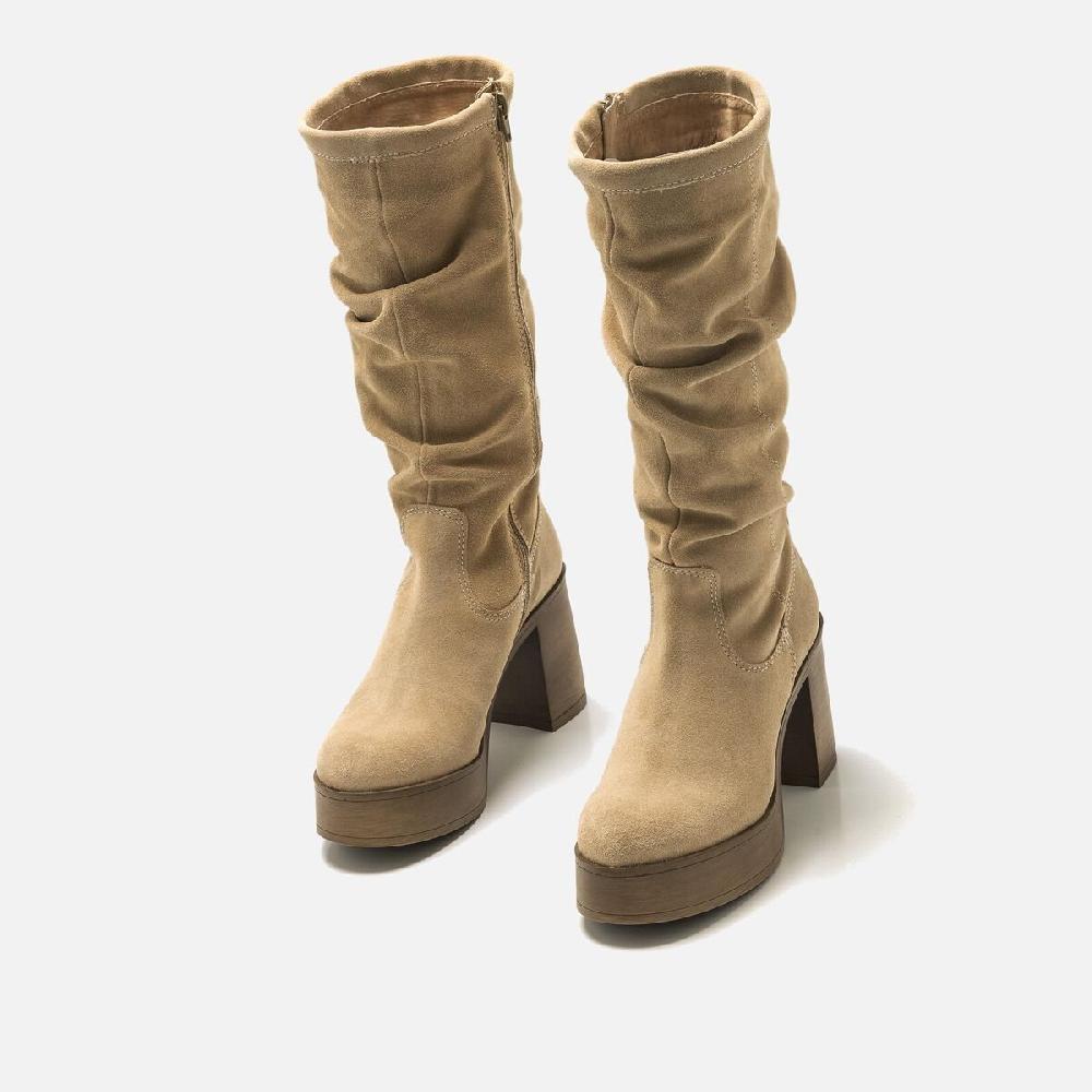﻿mtng Compra SIXTIES beige 54935 Mujer Calzado Botas De TacóN Devoluciones gratuitas