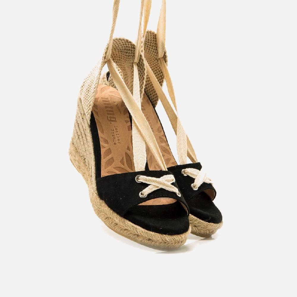 ﻿mtng Compra LOUISA negro 57026 Mujer Calzado Sandalias De CuñA Outlet