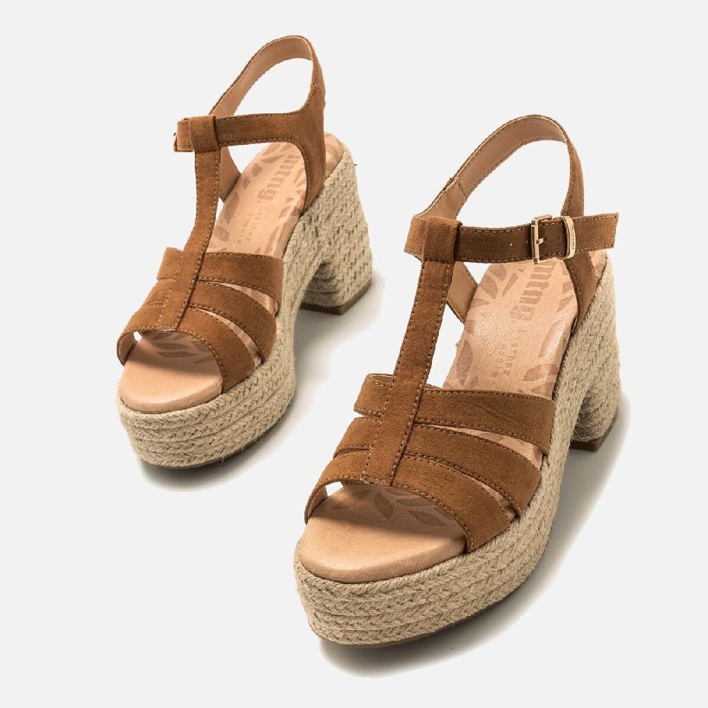 ﻿mtng Compra COURTNEY marron 56910 Mujer Calzado Sandalias De TacóN Outlet online