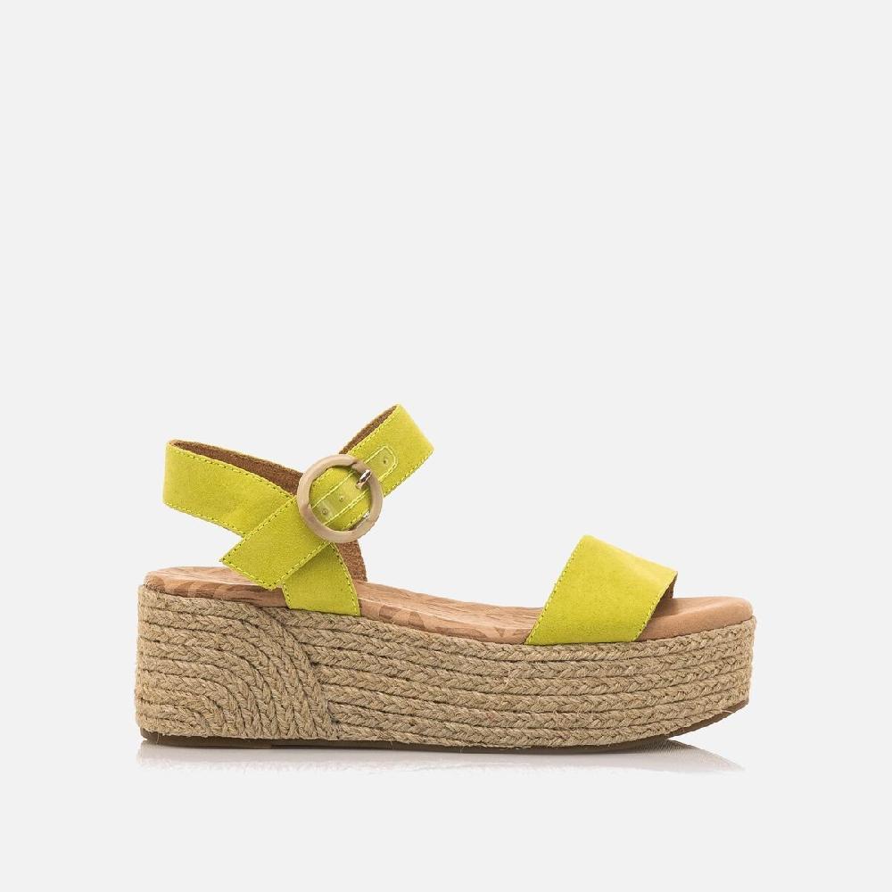 ﻿mtng Compra AMAD amarillo 56643 Mujer Calzado Sandalias De CuñA