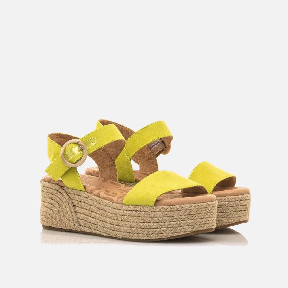 ﻿mtng Compra AMAD amarillo 56643 Mujer Calzado Sandalias De CuñA Rebajas baratas