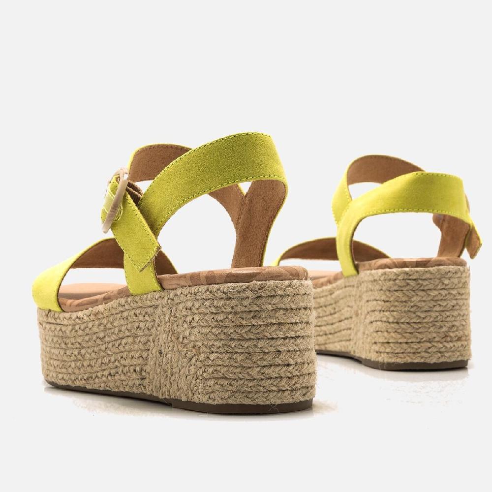 ﻿mtng Compra AMAD amarillo 56643 Mujer Calzado Sandalias De CuñA Rebajas baratas