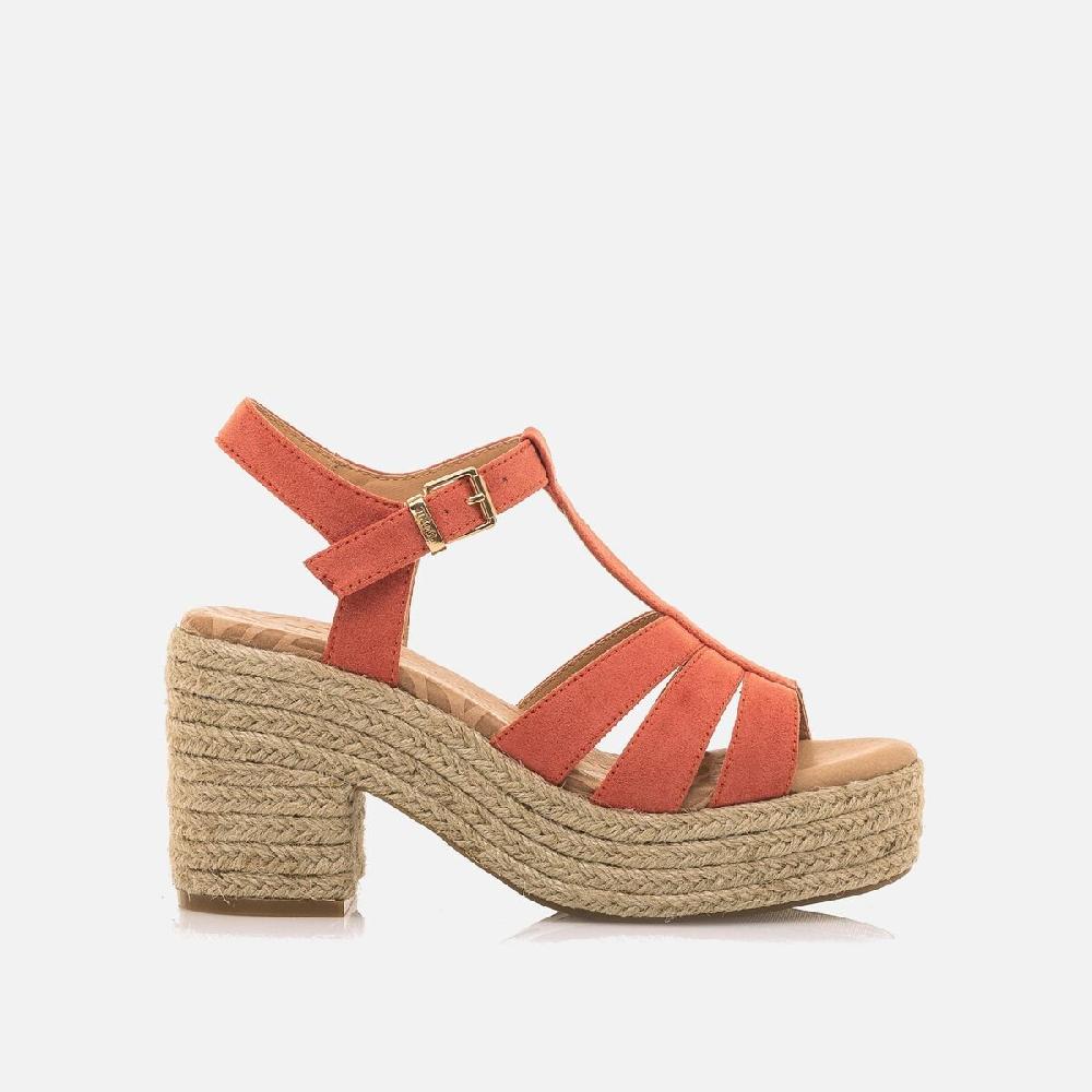 ﻿mtng Compra COURTNEY naranja 56912 Mujer Calzado Sandalias De TacóN