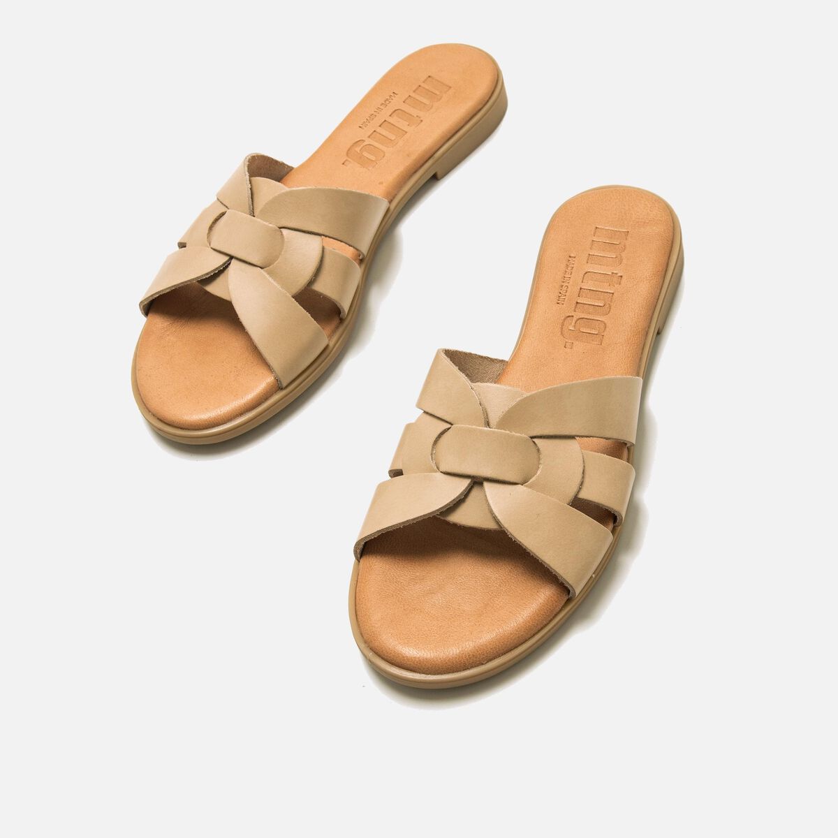 ﻿mtng Compra MARIA beige 57564 Mujer Calzado Sandalias Planas Tienda