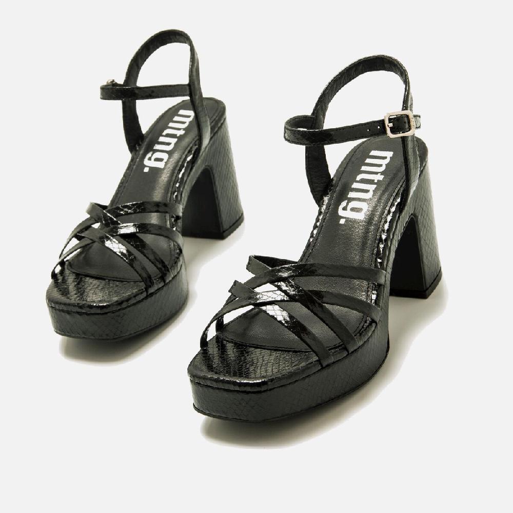 ﻿mtng Compra BRITT negro 56544 Mujer Calzado Sandalias De TacóN Mejor oferta