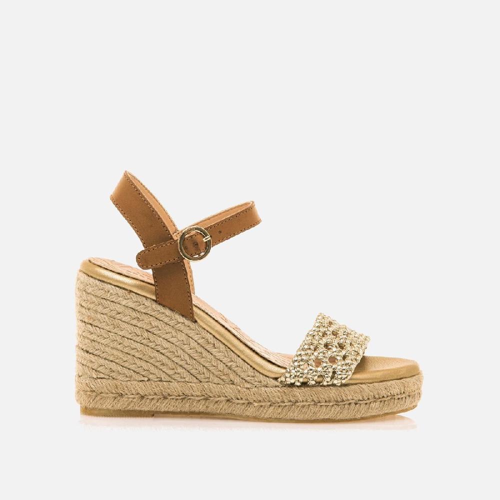 ﻿mtng Compra LOUISA oro 57024 Mujer Calzado Sandalias De CuñA