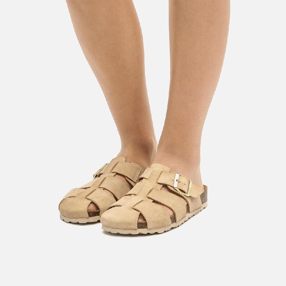 ﻿mtng Compra LILIANE beige 57604 Mujer Calzado Sandalias Planas Envío gratis