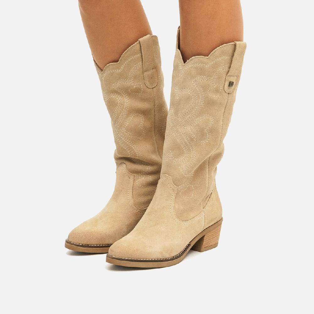 ﻿mtng Compra TEO beige 57416 Mujer Calzado Botas De TacóN Oferta especial