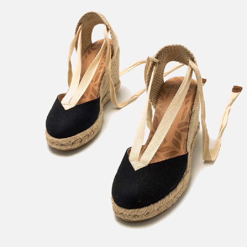 ﻿mtng Compra LOUISA negro 57019 Mujer Calzado Sandalias De CuñA Oferta especial de fábrica