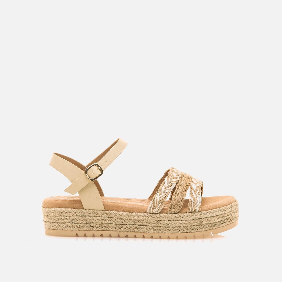 ﻿mtng Compra AMELIE beige 57502 Mujer Calzado Sandalias De CuñA