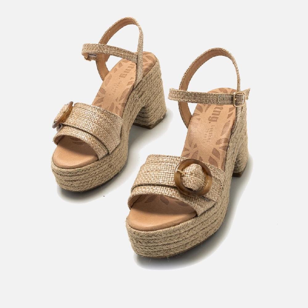 ﻿mtng Compra COURTNEY beige 56922 Mujer Calzado Sandalias De TacóN Grandes descuentos