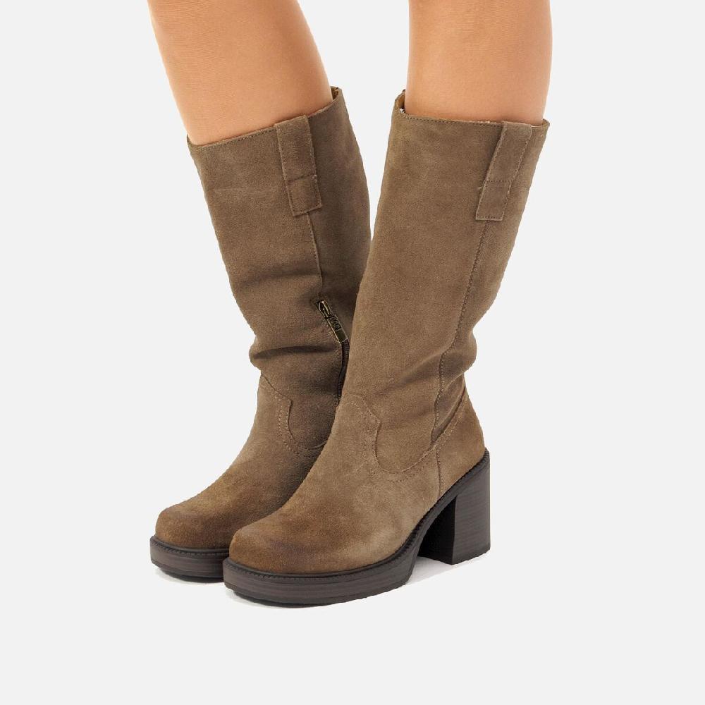 ﻿mtng Compra NEW OASIS marron 59466 Mujer Calzado Botas De TacóN Ahorra y exporta