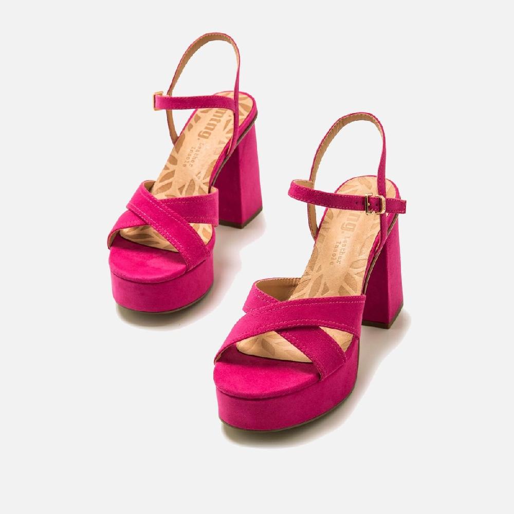 ﻿mtng Compra SINDY rosa 56552 Mujer Calzado Sandalias De TacóN Precios de Black Friday