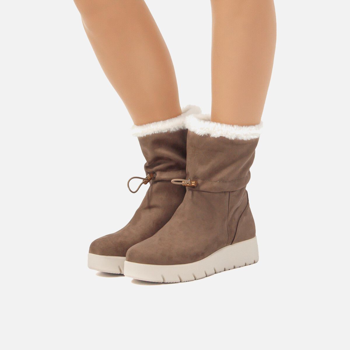﻿mtng Compra BURANO marron 57711 Mujer Calzado Botines Planos Rebajas de fin de temporada