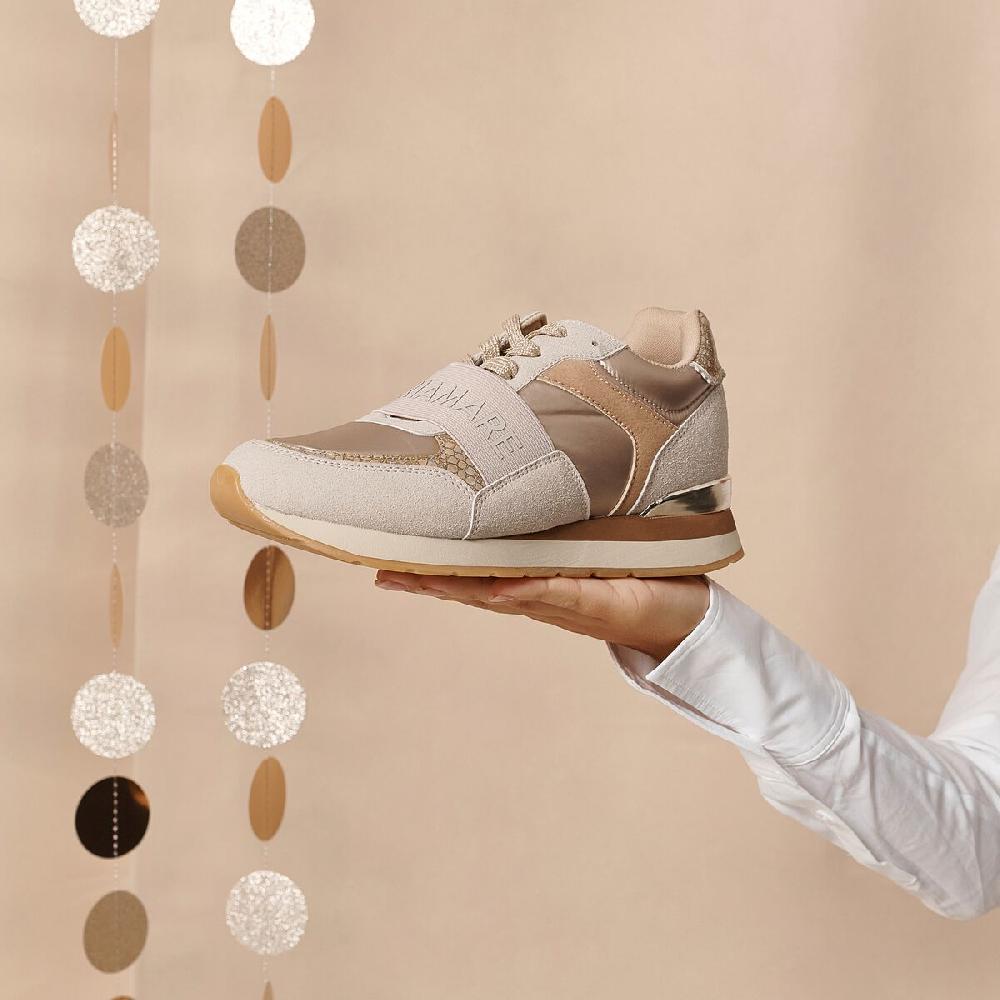 ﻿mtng Compra NARITA beige 57717 Mujer Calzado Zapatillas Venta caliente