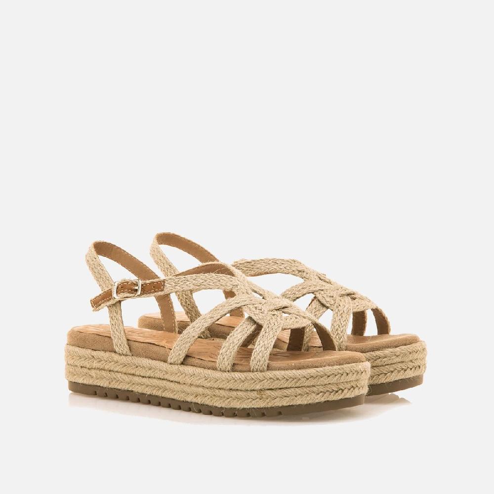 ﻿mtng Compra AMELIE beige 56763 Mujer Calzado Sandalias De CuñA En oferta