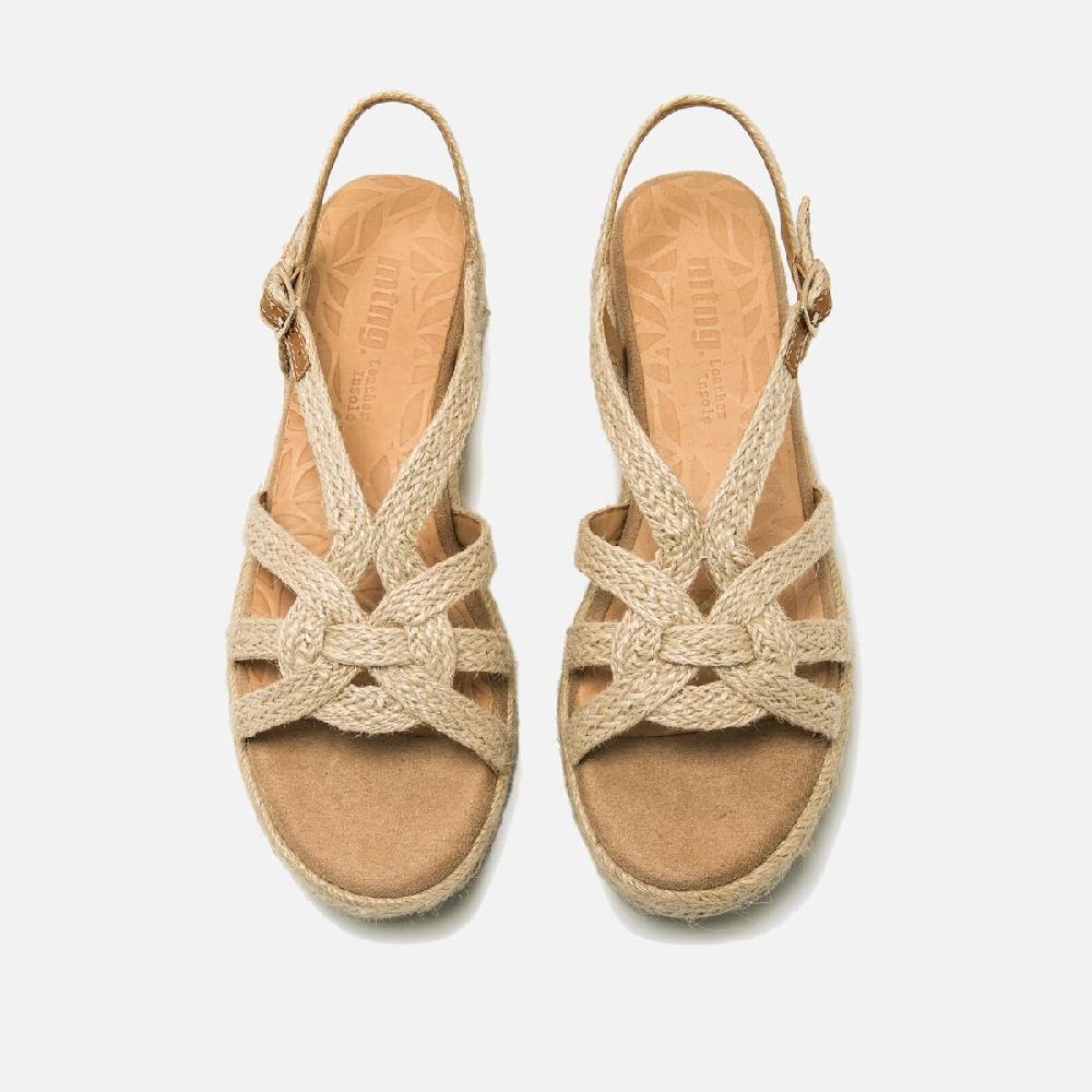 ﻿mtng Compra AMELIE beige 56763 Mujer Calzado Sandalias De CuñA En oferta