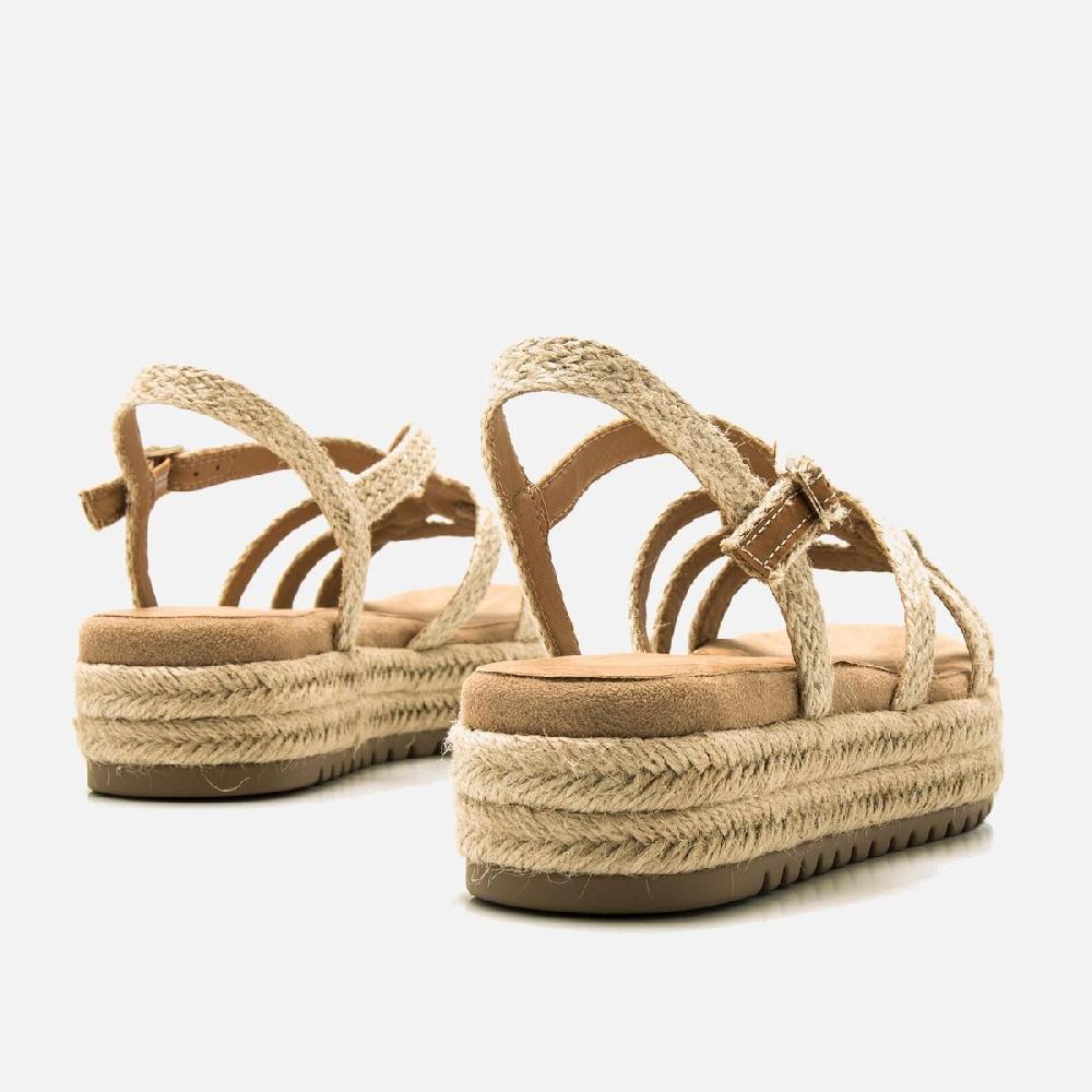 ﻿mtng Compra AMELIE beige 56763 Mujer Calzado Sandalias De CuñA En oferta