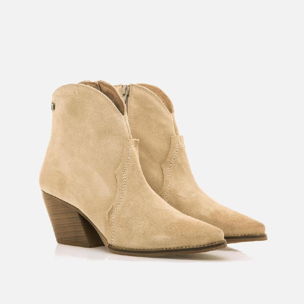 ﻿mtng Compra MISSOURI beige 57389 Mujer Calzado Botines De TacóN Rebajas baratas