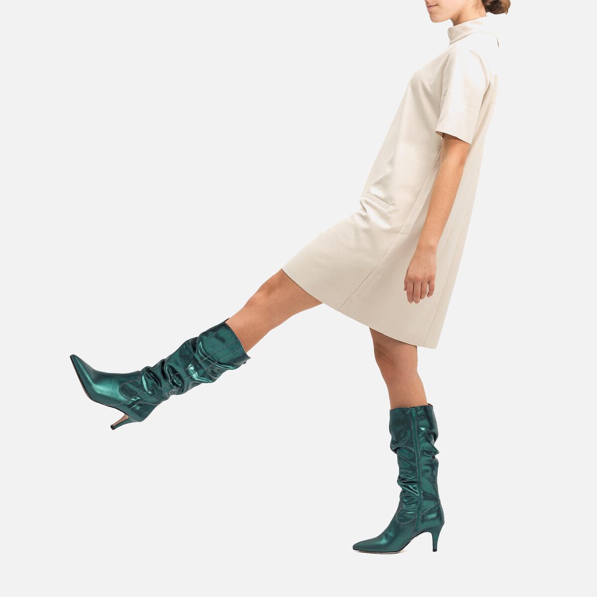 ﻿mtng Compra CHANTAL verde 57523 Mujer Calzado Botas De TacóN Descuento