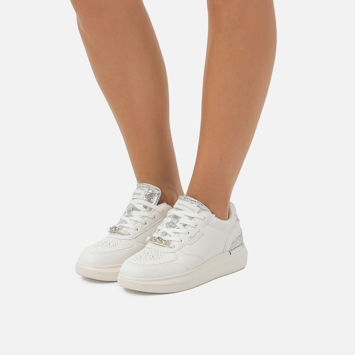 ﻿mtng Compra VARESE blanco 57755 Mujer Calzado Zapatillas Liquidación