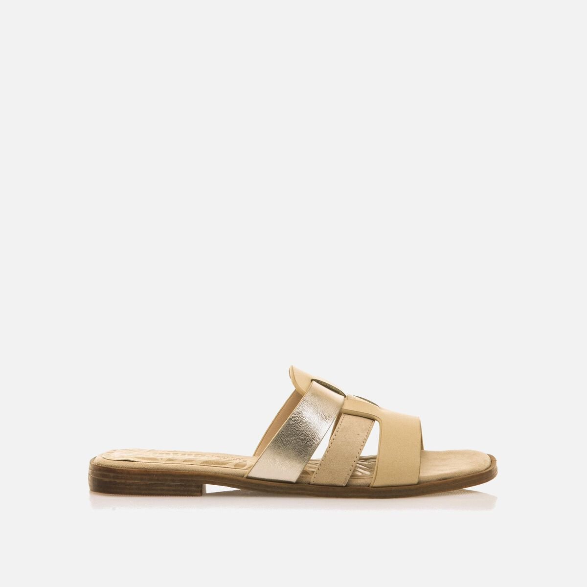 ﻿mtng Compra JULIE oro 56974 Mujer Calzado Sandalias Planas Envío gratis