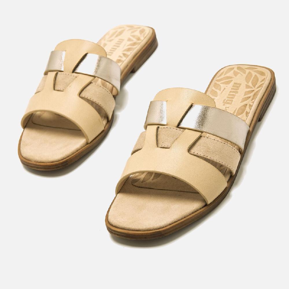 ﻿mtng Compra JULIE oro 56974 Mujer Calzado Sandalias Planas Envío gratis