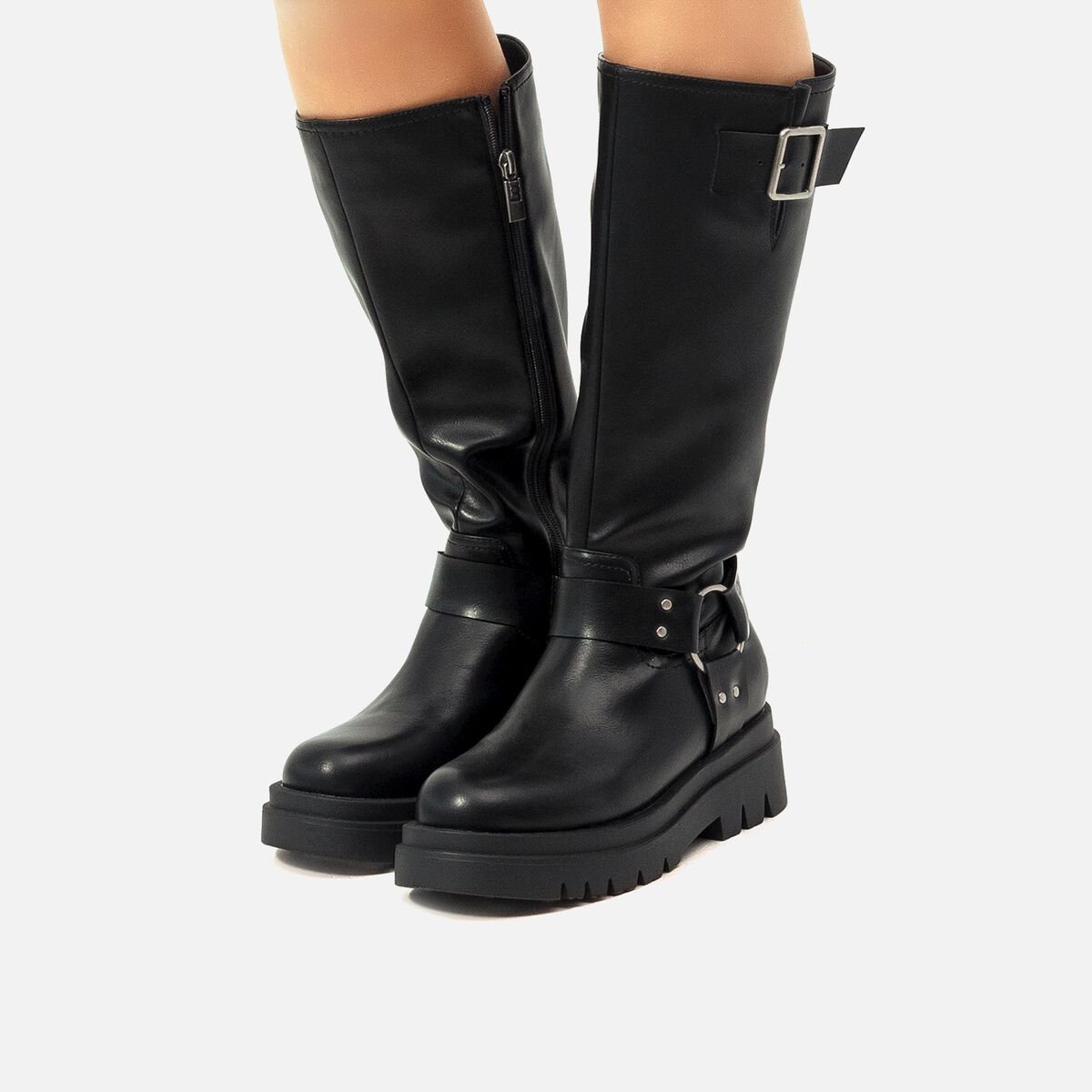 ﻿mtng Compra TRACKY negro 58541 Mujer Calzado Botas Planas Precios de Black Friday