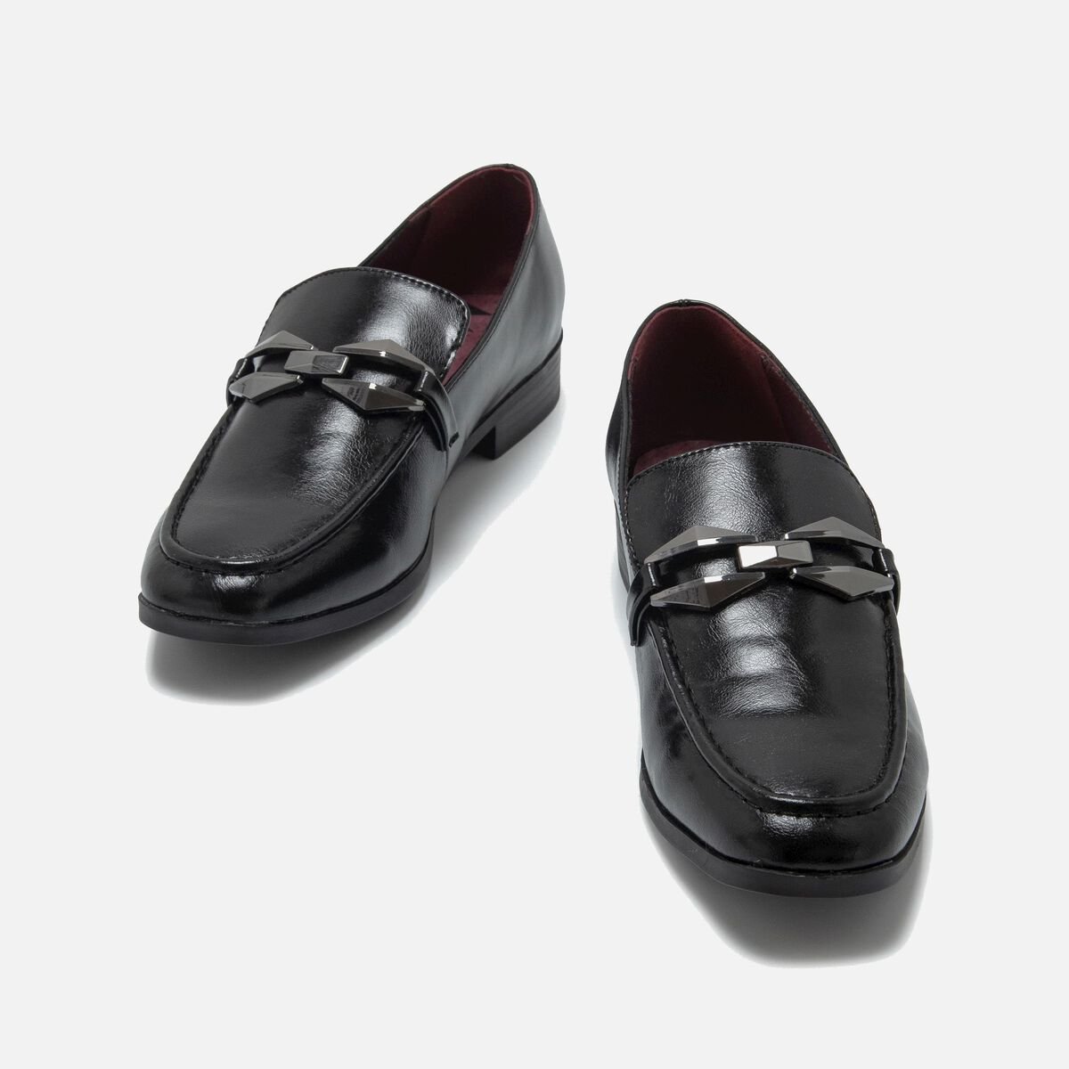 ﻿mtng Compra MAIORI negro 57853 Mujer Calzado Zapatos Planos Última moda