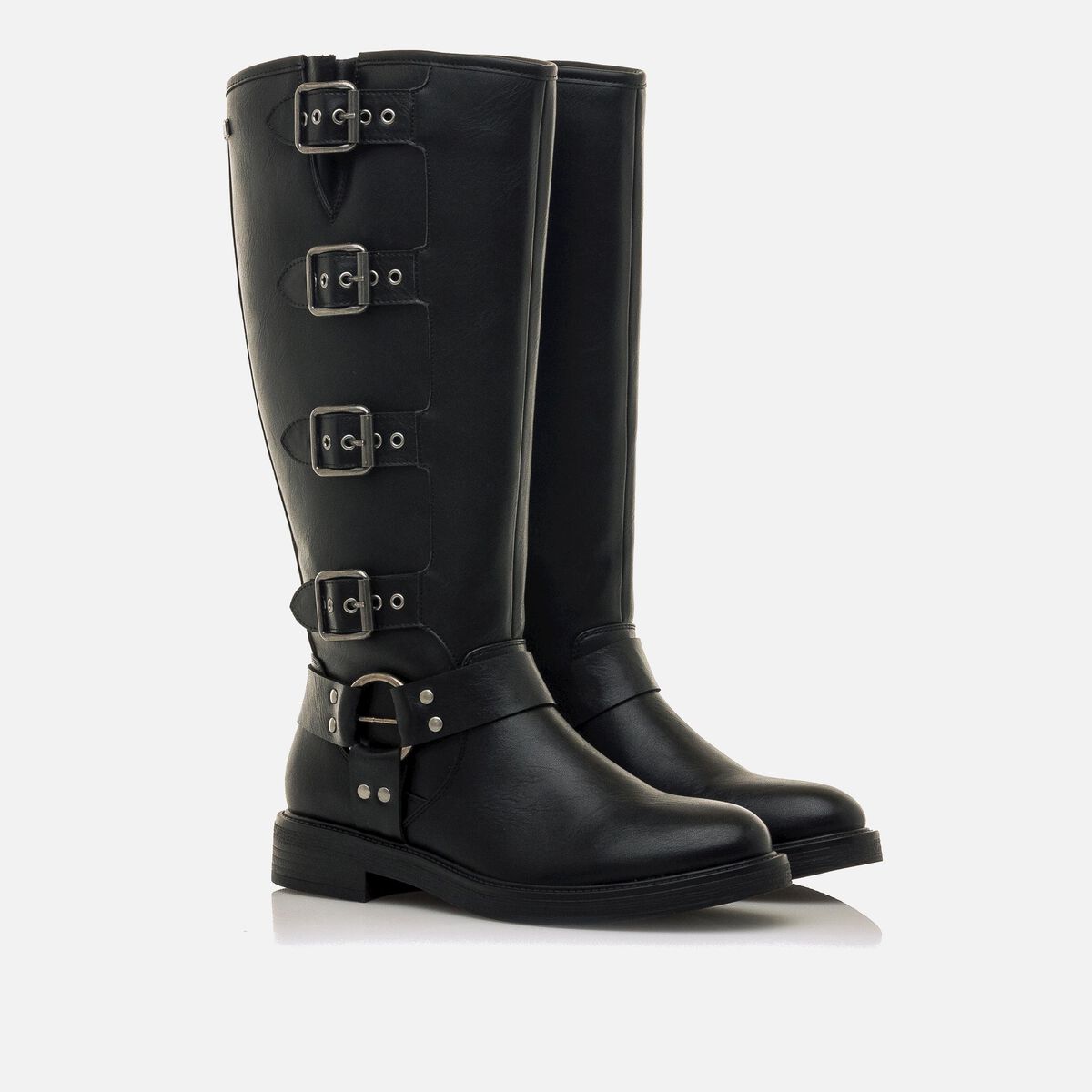 ﻿mtng Compra BRUNA negro 57545 Mujer Calzado Botas Planas Precio ultrabajo