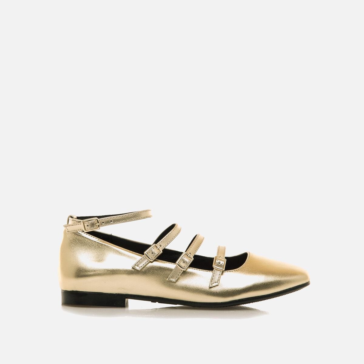 ﻿mtng Compra CAMILLE oro 57588 Mujer Calzado Zapatos Planos