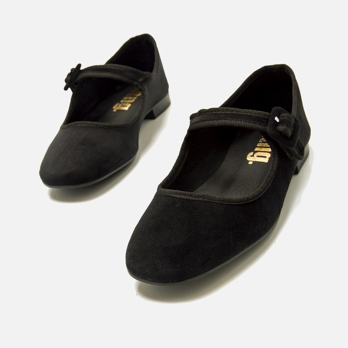 ﻿mtng Compra CAMILLE negro 59517 Mujer Calzado Zapatos Planos En línea