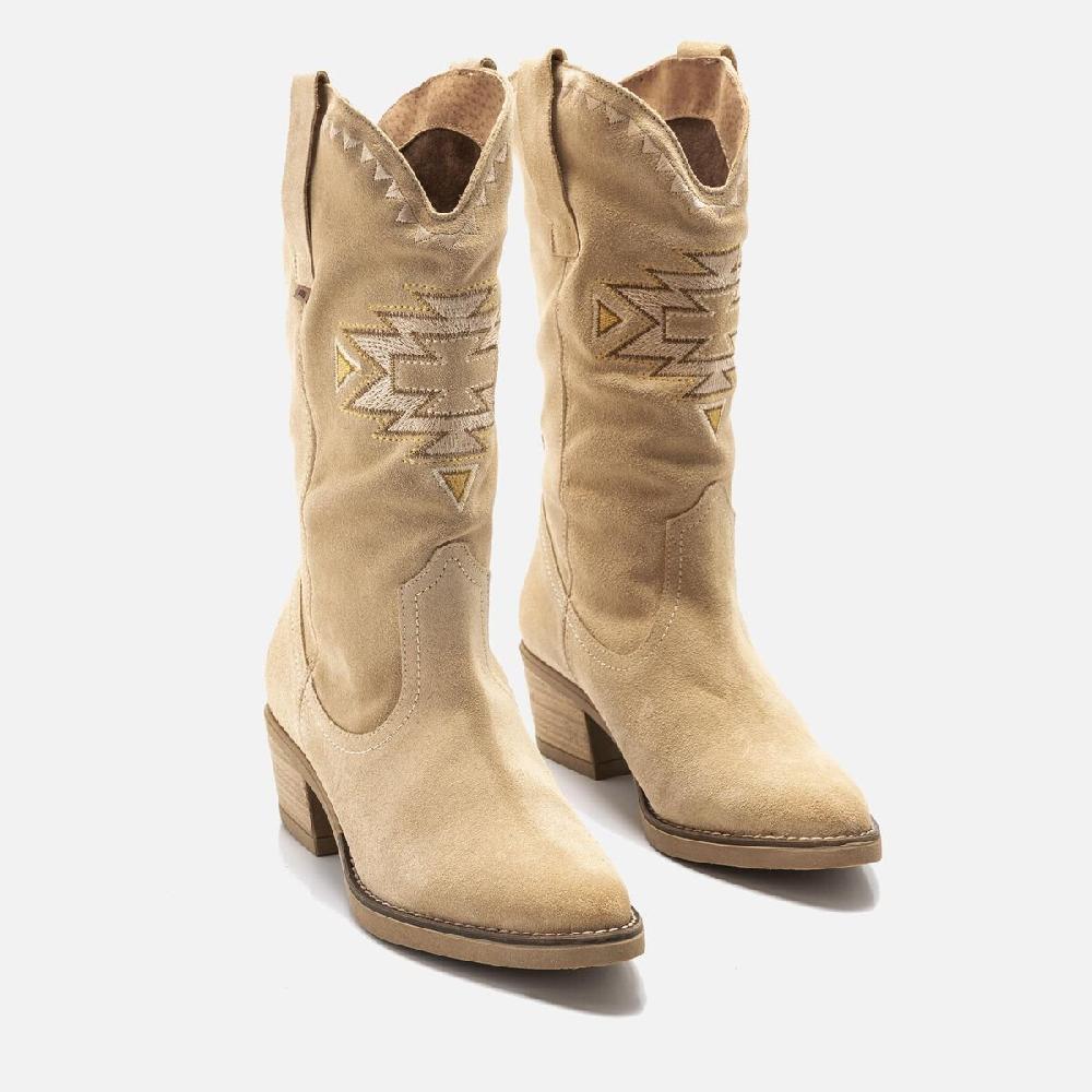 ﻿mtng Compra TEO beige 52496 Mujer Calzado Botas De TacóN Outlet
