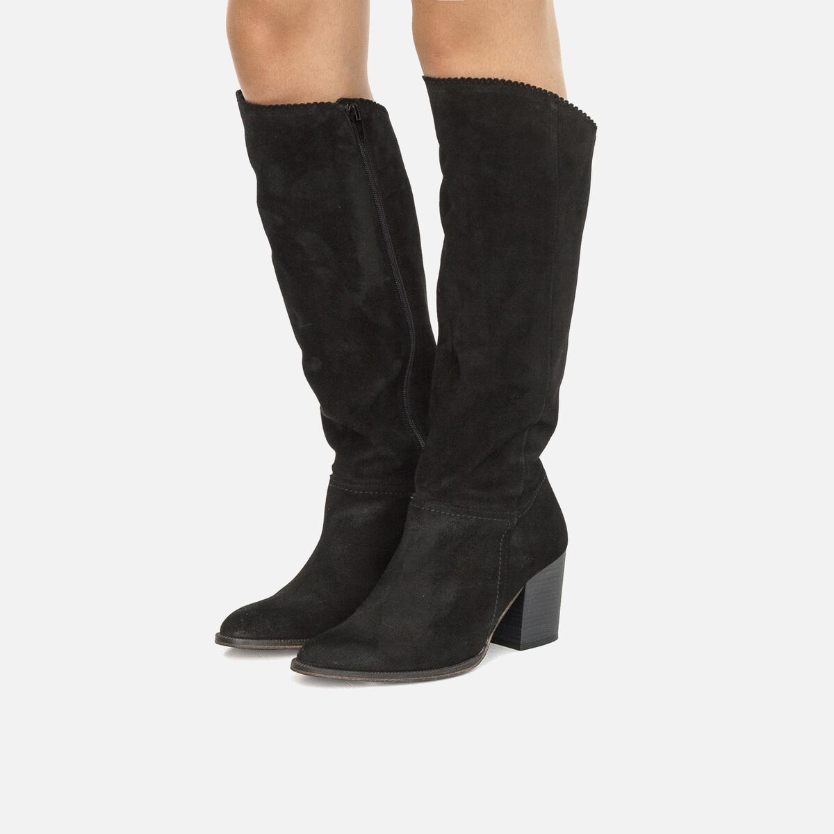 ﻿mtng Compra UMA negro 53346 Mujer Calzado Botas De TacóN Outlet online