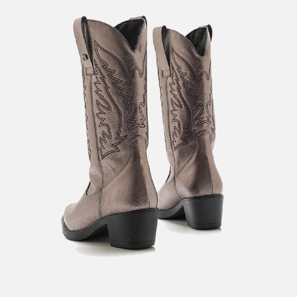 ﻿mtng Compra TEO plata 55189 Mujer Calzado Botas De TacóN Tienda