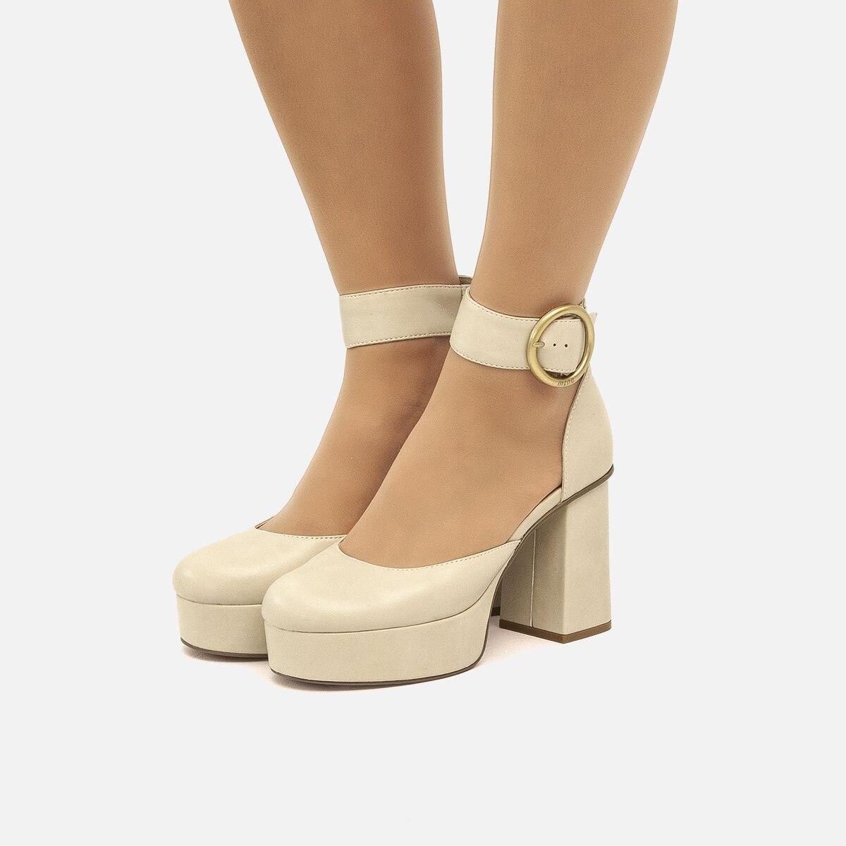 ﻿mtng Compra SINDY beige 55363 Mujer Calzado Zapatos De TacóN Liquidación