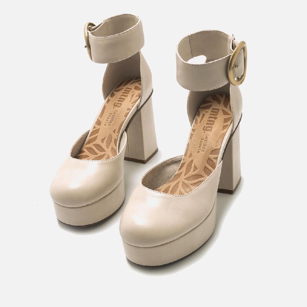 ﻿mtng Compra SINDY beige 55363 Mujer Calzado Zapatos De TacóN Liquidación