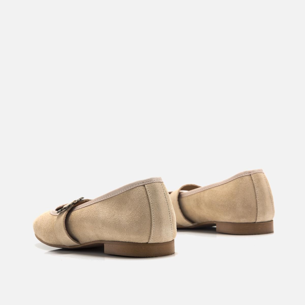 ﻿mtng Compra CAMILLE beige 55179 Mujer Calzado Zapatos Planos Rebajas online