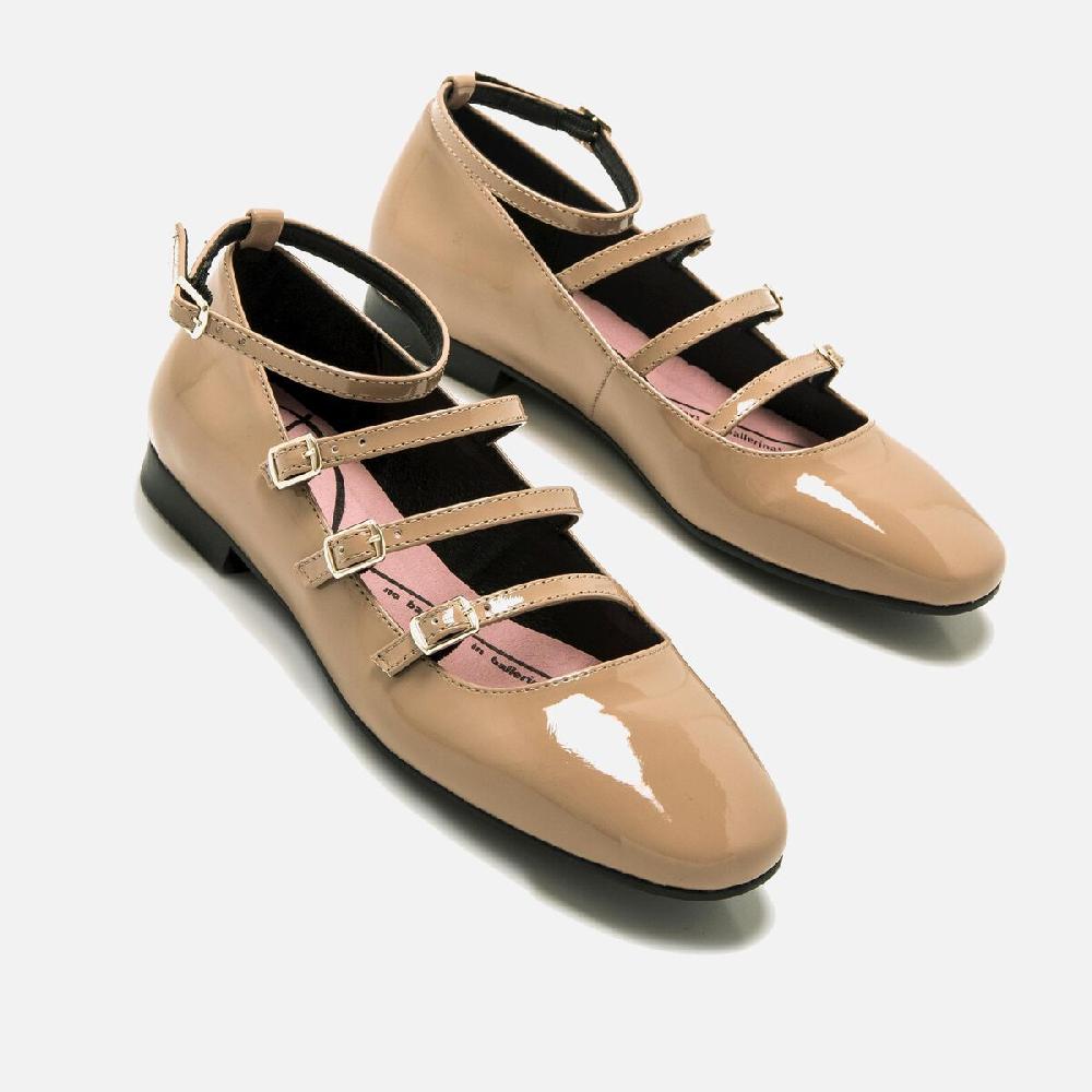 ﻿mtng Compra CAMILLE beige 57589 Mujer Calzado Zapatos Planos Último día