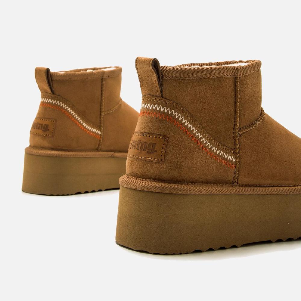 ﻿mtng Compra NIVIA marron 58331 Mujer Calzado Botines Planos Liquidación