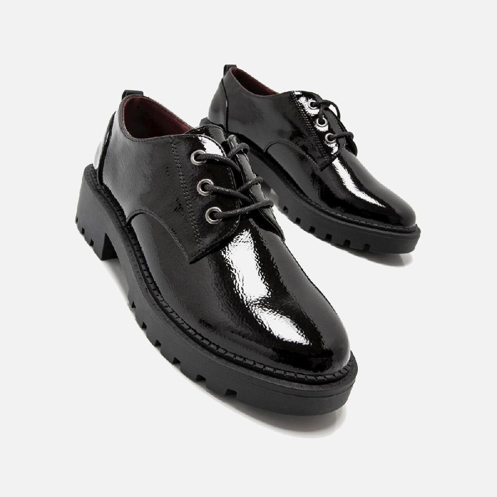 ﻿mtng Compra CANNA negro 57843 Mujer Calzado Zapatos Planos Descuentos del mes