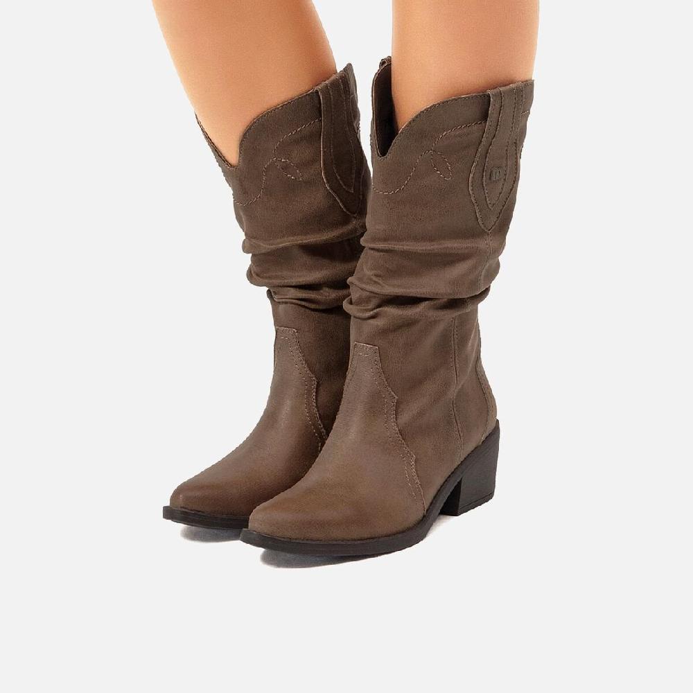 ﻿mtng Compra TANUBIS marron 58460 Mujer Calzado Botas De TacóN Ofertas especiales