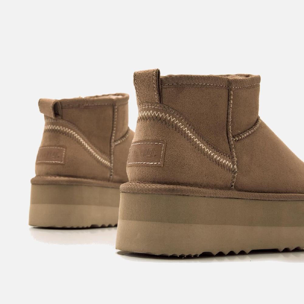 ﻿mtng Compra NIVIA marron 58330 Mujer Calzado Botines Planos Rebajas de fin de temporada