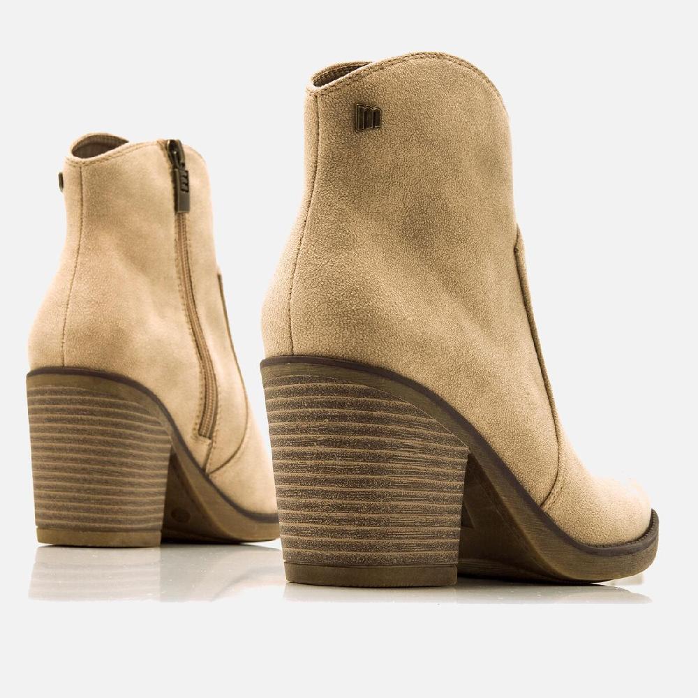 ﻿mtng Compra TIJUANA beige 59621 Mujer Calzado Botines De TacóN 2025