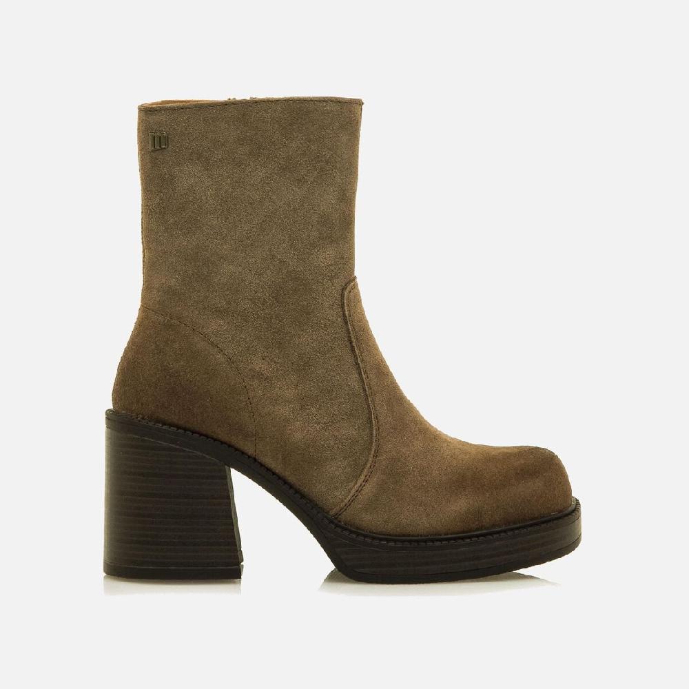 ﻿mtng Compra NEW OASIS marron 59467 Mujer Calzado Botines De TacóN