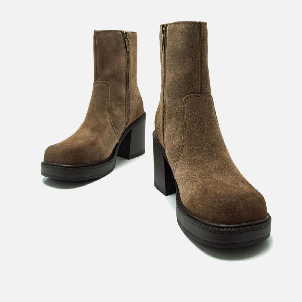﻿mtng Compra NEW OASIS marron 59467 Mujer Calzado Botines De TacóN En línea