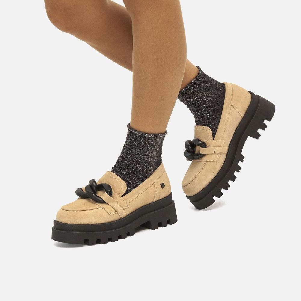 ﻿mtng Compra KELLY beige 55171 Mujer Calzado Zapatos Planos Outlet