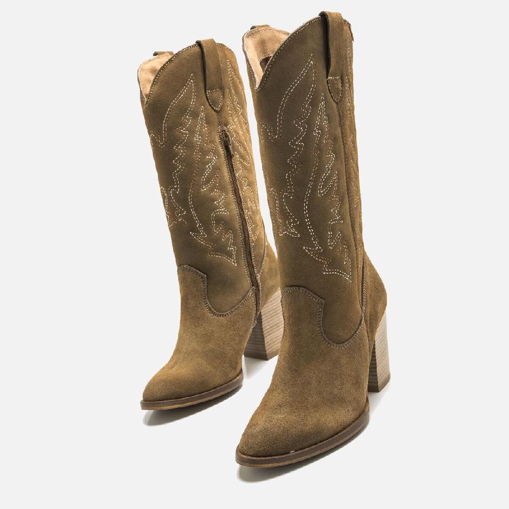 ﻿mtng Compra UMA marron 51575 Mujer Calzado Botas De TacóN Gran oferta