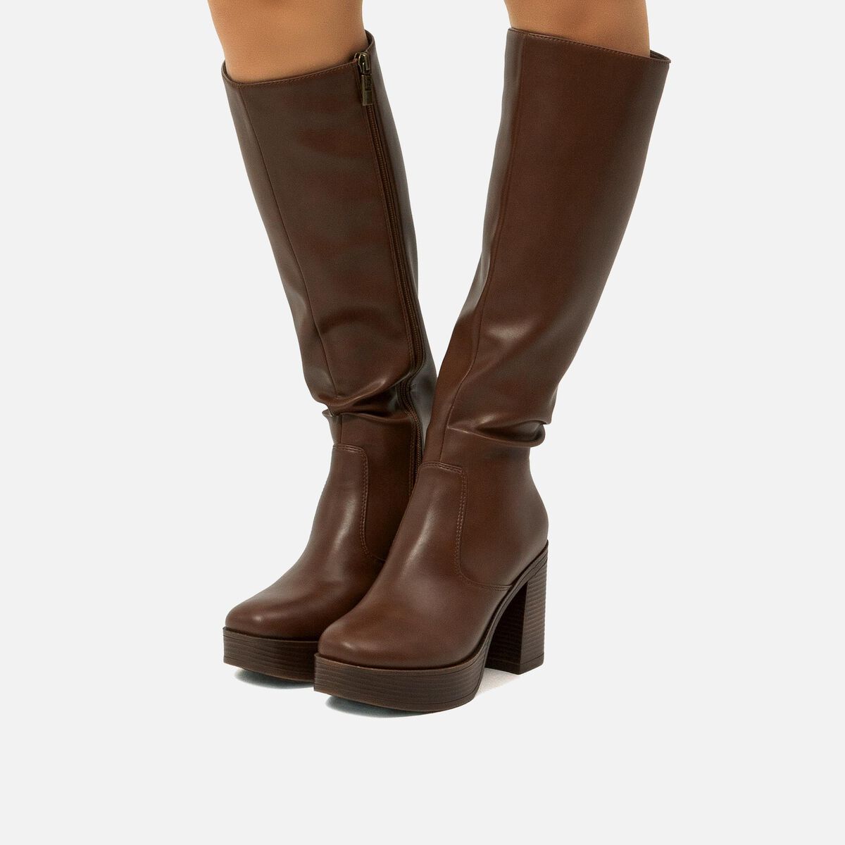 ﻿mtng Compra NEW 67 marron 58583 Mujer Calzado Botas De TacóN Los más vendidos