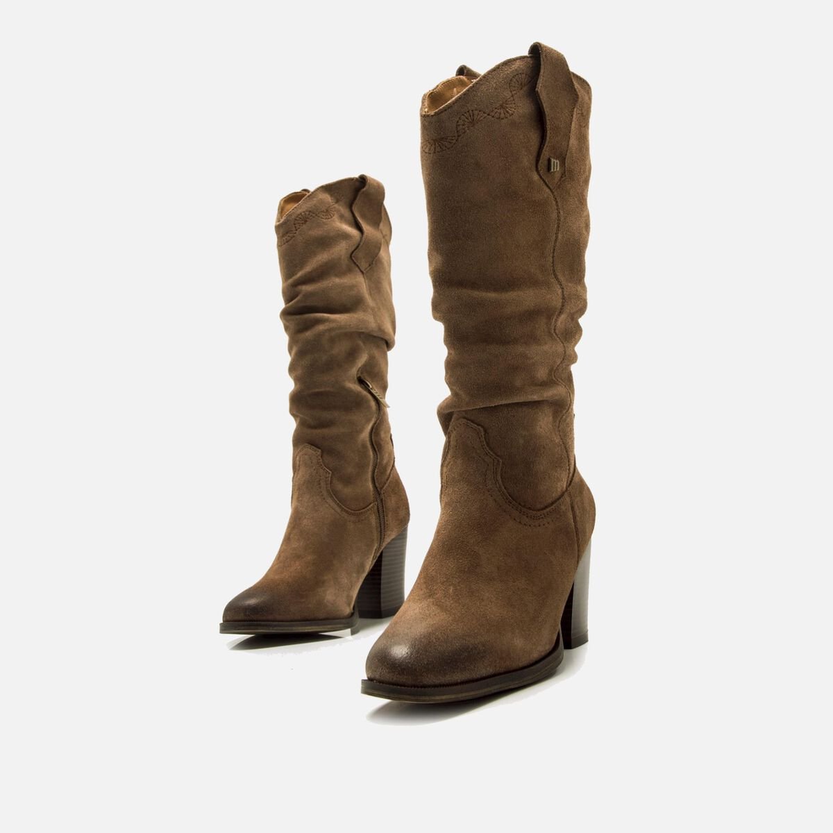 ﻿mtng Compra JOLIE marron 59462 Mujer Calzado Botas De TacóN Últimos 3 días